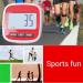 Simple 3D Pedometer with LCD Display - Clip-on Walking & Running Counter in Red | International Shipping Available - Buy Online on SooperMarket.com