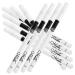 FOYTOKI 70 Pcs Lying Silkworm Eyeliner White Eye Pencil Eyes Cosmetic Tools Eye Cosmetic Tools Wooden Pole