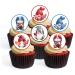 48 American Football Gnomes Cupcake Toppers Mini Edible Premium Thickness Football Theme Wafer Rice Paper Cupcake Toppers/Decorations - Buy Online on SooperMarket.com