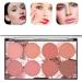 Blush Palette Makeup Blush Cream Palette Face Powder Blusher with 8 Blush 42G 8 Colors Blusher - Buy Online on SooperMarket.com