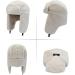 Peicees Winter Ushanka Trapper Hat with Earflaps - Unisex Black Winter Hat for Adults and Kids - Buy Online on SooperMarket.com