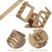 4Pcs Neutral Matte Hair Claw Clips Set for Thick Hair - Small Square & Banana Clips Hair Accessories for Women - Buy Online on SooperMarket.com