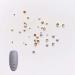 Nail Angel Metal Studs- Gold & Silver Round Studs- 1000pcs/bag (10011) - Buy Online on SooperMarket.com