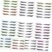 NOLITOY 12 Pcs Eyeliner Stickers Adhesive Eye Line Strip Reusable Double Eyelid Tapes Beauty Products Flash 1 count (Pack of 1) Assorted Colorx2pcs - Buy Online on SooperMarket.com