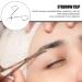Magiclulu Clip Handle Eyebrow Tweezers | Beveled Eyebrow Hair Remover & Plucker Scissors for Precision Grooming - Shop Internationally! - Buy Online on SooperMarket.com