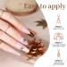 Modelones Gel Nail Polish Nude - 6 Colors White Gel Polishes Brown Pink Gel Polish Set Nail Gel Polish French Manicure All Seasons Neutral LED Gel Nail Kit Soak Off Manicure DIY Home Salon A-Nude Brown 7 ml (Pack of 1) - Buy Online on SooperMarket.com