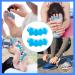 Mroobest Toe separator Toe spacers Gel Toe Separators Bunion Correctors Toe Spacers Toe Straightener Toe Stretcher Big Toe Correctors Toe Separator 4 Count (Blue) blue-1 One Size - Buy Online on SooperMarket.com
