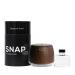 SnappyScreen SNAP Wellness Touchless Mist Hand Sanitizer Device (Woodgrain) + Cartridge (Signature Scent - Eucalyptus and Mint)