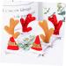 ABOOFAN 12 Pairs Kids Barrettes for Hair Christmas Hair Clips Christmas Barrette Colored Bobby for Hair Reindeer Antler Headband Kids Christmas Hair Clip Crystal Hair Girl Child Pin - Buy Online on SooperMarket.com