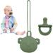 IDEZEK Baby Schnuller Holder | Safe Silicone Pacifier Cover Set | Easy to Clean Baby Pacifiers for Travel Shopping & Walks | Perfect for Boys & Girls - Buy Online on SooperMarket.com