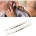Professional Stainless Steel Precise Tweezers - 2-Part Lace Tweezers for Easy & Portable Use - Buy Online on SooperMarket.com