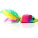 Chiwava 24PCS 5 Rattle Cat Toys with Feather Rainbow Rope - Interactive Mouse Kitten Toy - Buy Online on SooperMarket.com