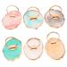 24 Pcs Ring Palette Set for Nail Art Manicure Mixing Plates Color Mixing Trays & Nail Polish Holders Perfect for Salons & Home Use - Buy Online on SooperMarket.com