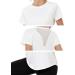 Buy Gyabnw Women's Functional Sports Top - Short Sleeve Fitness & Yoga Shirt - White M - Perfect for Running & Activewear - Buy Online on SooperMarket.com