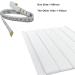 Sewing Elastic Band 1 Inch x 33FT White with Soft Tape Measure - High Elasticity Knit Stretch Band for Clothes, Wigs, Waistband - DIY Crafts - Buy Online on SooperMarket.com
