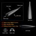 360Pcs Clear XXXL Stiletto Acrylic Nail Tips - Professional Full Cover Fake Nails - Nail Extension Kit for Salon & Home DIY Nail Art - 12 Sizes - Buy Online on SooperMarket.com