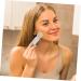 Telescopic Makeup Brush | Dual-Head Foundation & Blush Brush for Flawless Application | 13.5x2.6cm - Silver - Buy Online on SooperMarket.com