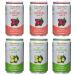 Tamaya Light Sparkling Grape Juices, Mix Discovery Case, NFC, Not from Concentrate, Fresh Pressed, 100% Natural, No Sugar Added, No Preservatives, 6.75 Fl Oz Mini Cans (Pack of 12) Mix Discovery Case Light Sparkling Juice