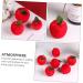 Zerodeko 18pcs Christmas Apple Pendant Xmas Party Supplies Fruit Xmas Ornaments Christmas Tree Fruit Decorations Christmas Tree Ornaments Home Decorations Party Bag Fabric 6cm Red - Buy Online on SooperMarket.com