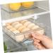 Mikinona Egg Storage Box Storage Drawers Fridge Crisper Fridge Egg Holder Bin Multifunction re-usable - Buy Online on SooperMarket.com