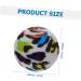 EXCEART 100 Pcs Leopard Print Silicone Bead Set for Pacifier Chain - Baby Safe - 1.5X1.5X1.5CM - Buy Online on SooperMarket.com