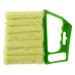 Cleaner Cloth Brushes Louver Curtain Cleaning Brush Vent Blinds Car Window Groove Shutter Duster Air Conditioner Cleaning Tool 1pc Green