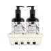Beekman 1802 Hand Care Ceramic Caddy Set - 12.5 oz Each - Goat Milk-Based Hand Wash & Lotion for Dry Hands - Cruelty Free Vanilla Absolute