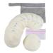 AnAnBaby Non Slip Organic Bamboo Nipple Pads for Breastfeeding 10 Pack, Washable Breast Pads with Washing Bag and Carrying Bag 4 Layers Reusable Nursing Pads 4.74"