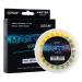Goture Fly Fishing Line Weight Forward Floating, Fly Fishing Floating Line,Double Welded Micro Loops, Fly Line Dacron Backing for Freshwater Saltwater 90FT 100FT A: Fly fishing Line-Yellow&Green 100FT.WF6F