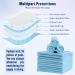BACTIM Puppy Pads Pack of 50 Super Absorbent Disposable Dog and Puppy Training Pads (60 x 45cm) Multi Layered Leakproof Odour Locking Toilet Trainer Pee Mat for Small to Large Size Pet Incontinence - Buy Online on SooperMarket.com