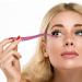 Eyelash Applicator Tool - 2 in 1 Double Ended Lash Tweezers with Comb, Curved Nipper - Pink - Buy Online on SooperMarket.com