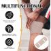 4Pcs Elastic Bandages Wrap for Hand & Leg Compression - Sports Training Supplies with Metal Clips Beige (10cm x 4.5m - Buy Online on SooperMarket.com