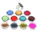 TANG SONG 12Pcs Double Compact Cosmetic Makeup Round Pocket Purse Magnification Jewel Mirror