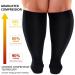 SIOAUIRT Plus Size Compression Socks | 20-30 mmHg Wide Calf Stockings | Best Support for Circulation | Running XX-Large - 3 Pack - Buy Online on SooperMarket.com