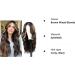 Long Brown Wavy Wig 24 Inch Highlight Wigs for Women Middle Part Curly Synthetic Hair Natural Looking Heat Resistant Fiber for Daily Party Use (Brown Mixed Blonde) - Buy Online on SooperMarket.com