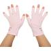 Professional Manicure Gloves Non Slip UV Protection Driving Gloves Stretchy Breathable Fingerless Fiber Cotton Nail Lamp Gloves for Home Salon Summer Outdoor Gloves for Women and Girls(Pink) - Buy Online on SooperMarket.com