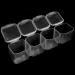 KVSERT 2X 56 Grid Tool Diy Removable Clear Plastic Organizer Nail Art Rhinestone - Buy Online on SooperMarket.com