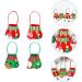 CHILDWEET 4pcs Christmas Candy Bag Xmas Candy Xmas Presents Pouches Xmas Bag Holder Brushed Cloth Snack - Buy Online on SooperMarket.com