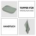 Hauck Topper & Towel for Diaper Pad - Breathable Muslin & Terry Fabric Washable at 60 C Ideal for Baby Boys & Girls - Compatible with Hauck Clean Baby Wrap (Sage) - Buy Online on SooperMarket.com