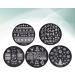 Lurrose Christmas Nail Stamps - 5 Snowflake Designs for DIY Nail Art & Manicure Decor - Buy Online on SooperMarket.com