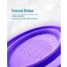 Freetune Foldable Shaving Bowl - Silicone Rubber Pocket Size Durable & Flexible - Ideal for Travel in Violet - Buy Online on SooperMarket.com