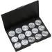 FOYTOKI 3pcs 15 Eyeshadow Palette Travel Makeup Case Empty Cosmetic Case Cosmetic Cases for Traveling Silver - Buy Online on SooperMarket.com