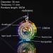 Sinymilk Om Aum Symbol Energy Protection Orgonite Pendant Reiki Healing Stones Necklace - Buy Online on SooperMarket.com