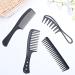 4 Pcs Wide Tooth Comb Professional Hair Comb Set Large Tooth Curl Comb Shark Teeth Black Styling Comb for Parting Teasing Styling Curly Hair Women Men - Buy Online on SooperMarket.com