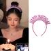 Guqqeuc Happy Birthday Tiara Birthday Crown Birthday Accessories for Women Girls Birthday Party Favours Birthday Headband Hairband Red
