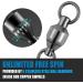 Dr.Fish Fishing Snap Swivels  Ball Bearing Swivels with Stainless Steel Coastlock Snap  Corrosion Resistant Black Nickel Coating  High Strength 26Lb to 503Lb  Saltwater Swivels Fishing Tackle #7-232LB 20 - Buy Online on SooperMarket.com
