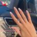KXAMELIE Medium Length Nude White Swirls Almond Press on Nails - Salon Perfect Stick on Fake Nails for Women - Buy Online on SooperMarket.com