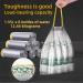 RTBQJ-At 12L Trash Bags with Handle - Tear-Resistant Liquid-Tight Opaque Garbage Bags + Fixing Tape (45x50cm 75 Pieces) - Ideal for International Shipping - Buy Online on SooperMarket.com
