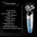 GeRRiT Electric Razor for Men - Waterproof Rotary Shaver Cordless USB Rechargeable Beard Trimmer Ideal Gift for Husband & Dad - Buy Online on SooperMarket.com