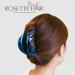 Large Chic Styling Hair Claw Clip - Organic Glass Hair Clamp for Women and Girls - Hair Barrette for Thick Hair Amber - Buy Online on SooperMarket.com